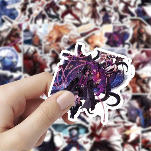 180张DNF角色立绘贴纸卡通游戏周边桌面手机手账装饰diy贴画防水 - 图0