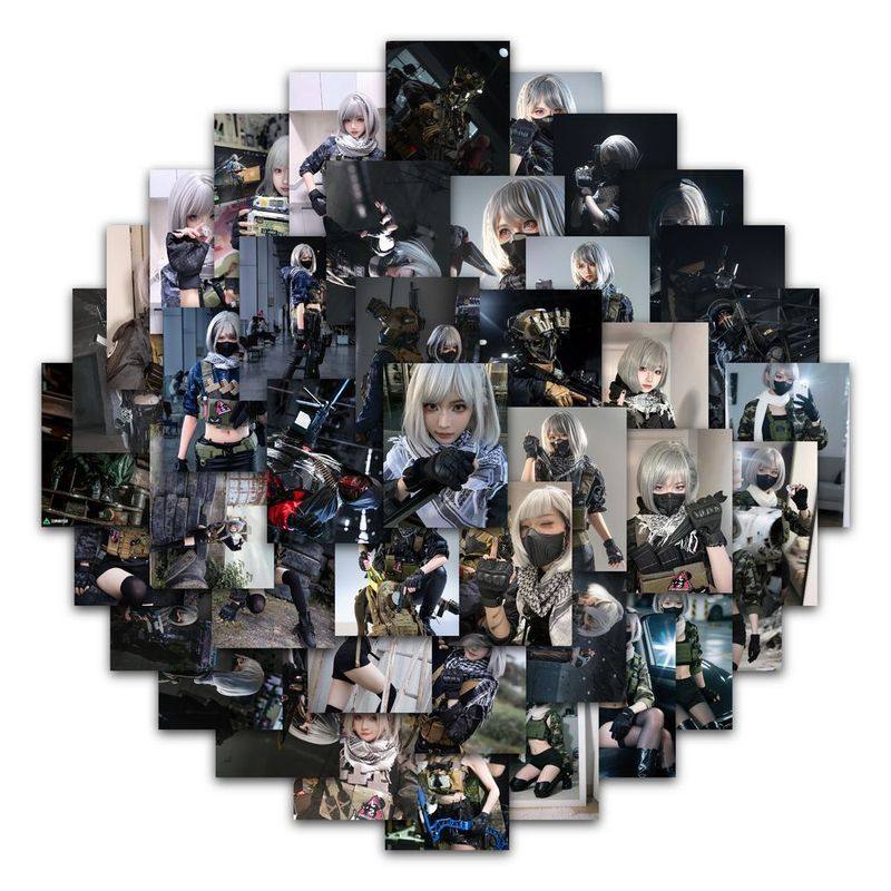 126张三角洲行动真人cos贴纸游戏创意贴画手机壳电脑笔记本装饰画,淘宝优惠券,粉丝福利购,淘宝优惠卷