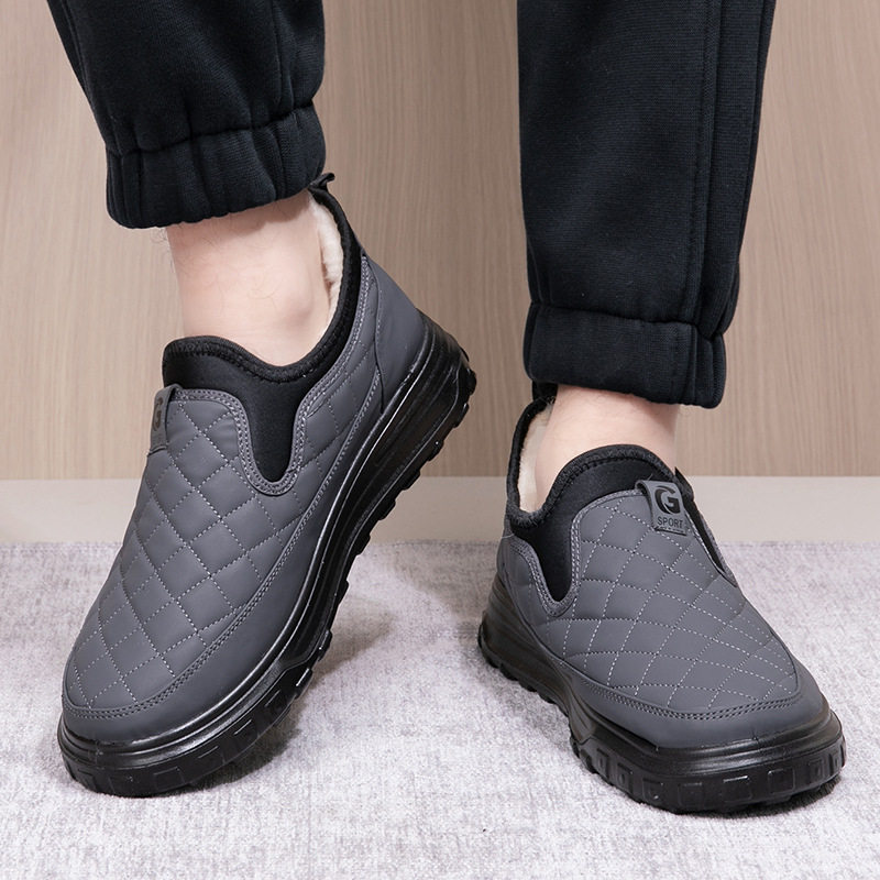 雪地靴冬季男女同款一脚蹬软底防水防滑耐磨保暖绵羊毛爸爸妈妈鞋,淘宝优惠券,粉丝福利购,淘宝优惠卷