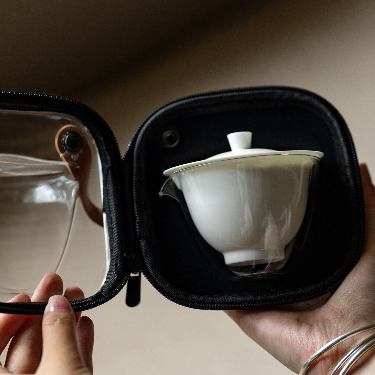 植述高端草木灰旅行功夫茶具套装一壶两杯快客杯户外随身饮茶装备,淘宝优惠券,粉丝福利购,淘宝优惠卷