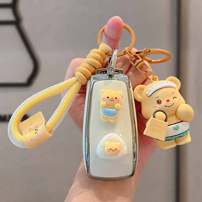 奔驰E300l钥匙套c260l车180l/a200l/c200l/GLC260/GLA200女可爱包 - 图0