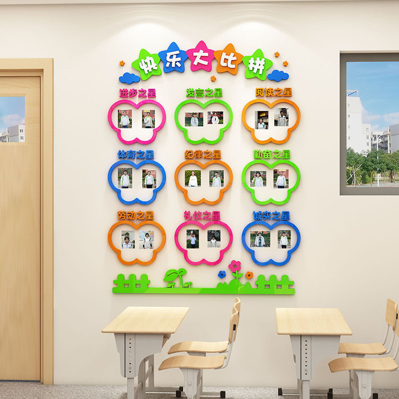 每周班级之星评比栏初中小学生教室装饰开学布置文化墙纸建设神器,淘宝优惠券,粉丝福利购,淘宝优惠卷