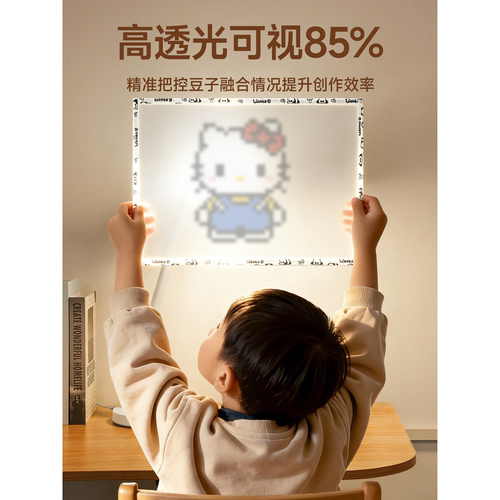 烘焙布拼豆专用熨烫纸隔热工具加厚粗纹理哑光耐高温拒绝烫化搓泥 - 图0