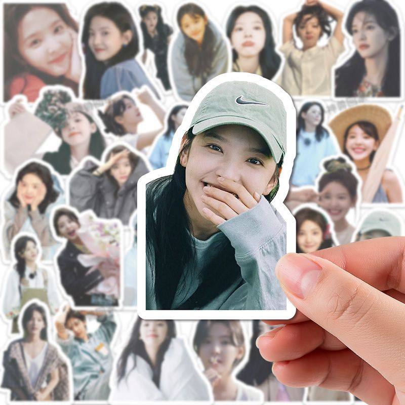 126张可爱甜妹章若楠明星周边贴纸甜美风DIY电脑手机手账贴画防水,淘宝优惠券,粉丝福利购,淘宝优惠卷