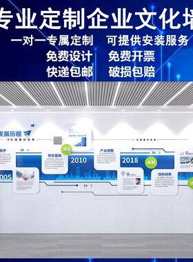 企业简介发展历程设计定制公司宣传背景墙K面团队风采立体文化墙