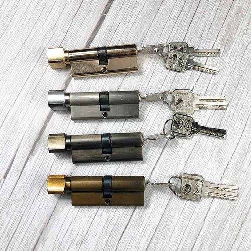 室内门锁芯小70 通用型卧室房间木门锁锁芯锌壳纯铜芯梅花钮锁心 - 图2