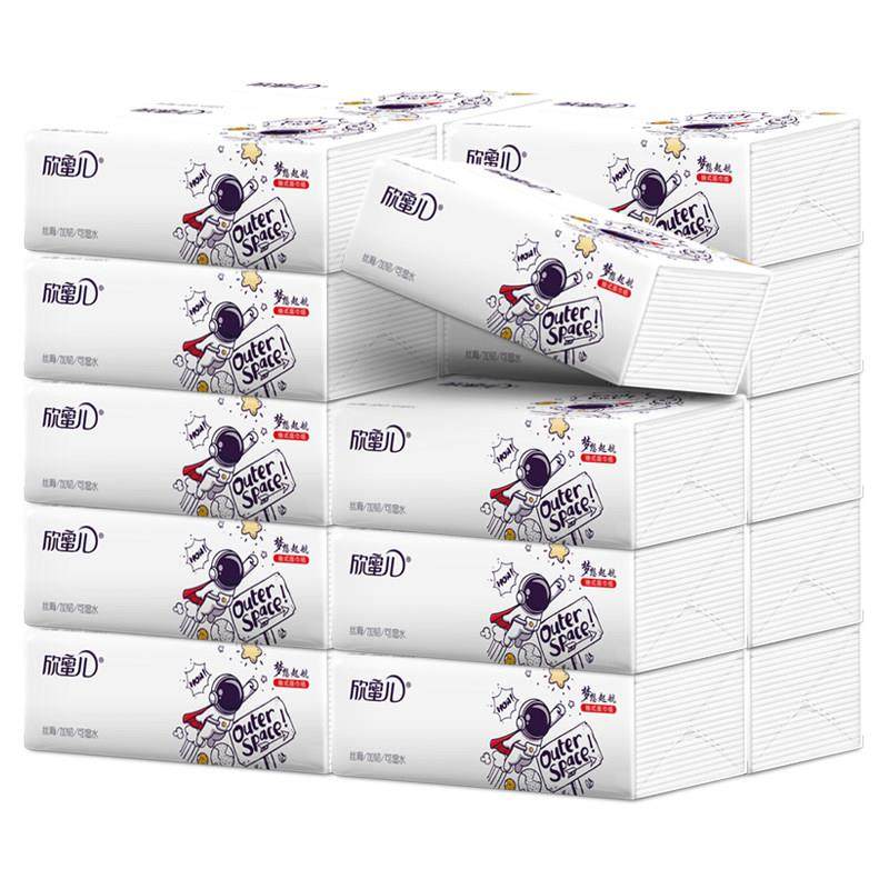 300张*24包大尺寸抽纸整箱家用纸巾餐巾纸家庭实惠装卫生纸面巾纸,淘宝优惠券,粉丝福利购,淘宝优惠卷