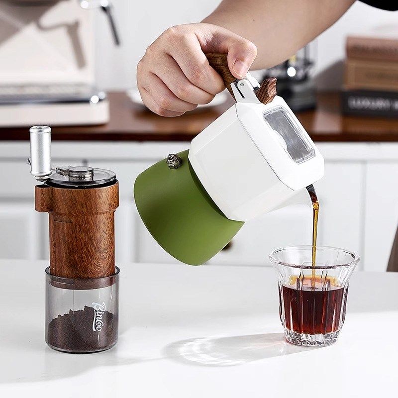 oo摩卡壶装意式浓缩煮咖啡壶电陶炉家用小型手磨咖啡,淘宝优惠券,粉丝福利购,淘宝优惠卷