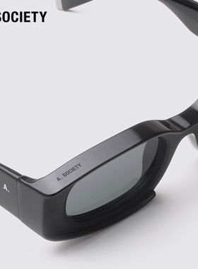 明星同款 A.SOCIETY 时尚舒适防晒方框男女太阳镜墨镜 DECLAN