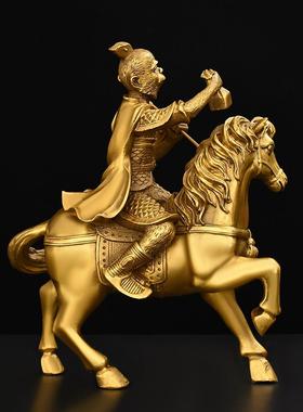 铜立即丰厚装饰纯生肖马青铜节日家庭办公装饰铜马成功商务礼品