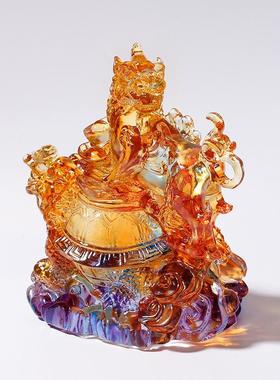 琉璃轩辕阵龙龟麒麟摆件家居饰品玄关书房工艺品客厅商务礼品