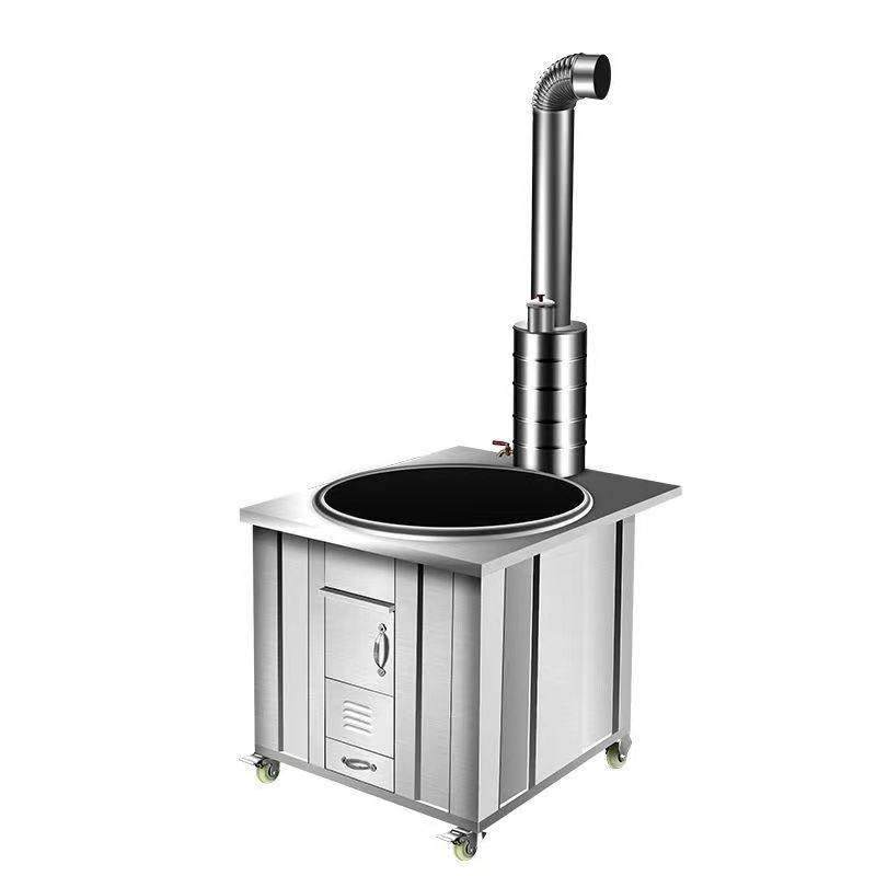 柴火灶家用农村烧木柴无烟大锅台特厚304不锈钢户外土灶移动火炉,淘宝优惠券,粉丝福利购,淘宝优惠卷