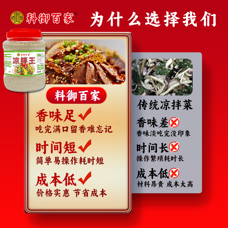 四川凉拌菜调料商用家用复合调味料凉菜粉凉拌菜调料汁专用调料包