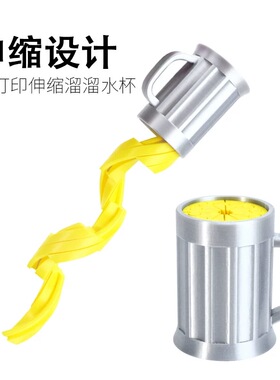 3D打印螺旋倒泼水杯解压恶搞摆件
