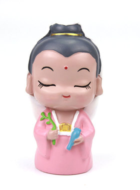 好运小仙创意可爱少女心萌神公仔神仙小摆件车载车内饰品桌面摆设