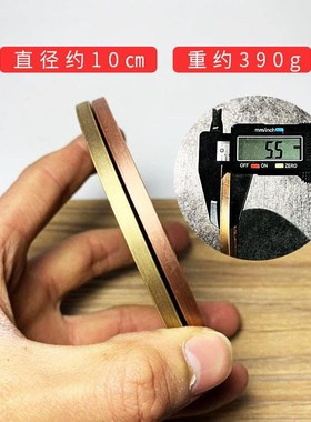 紫铜山海镇挂件室外大门纯铜阳台入户门室内玄关客厅吉祥铜八卦镜