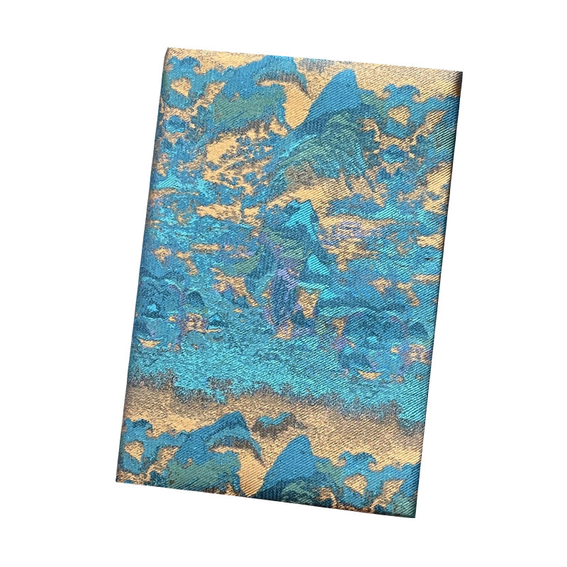 真我 宋锦江山 非遗真丝手工布书衣手账A5A6手账本记事本封套日记,淘宝优惠券,粉丝福利购,淘宝优惠卷