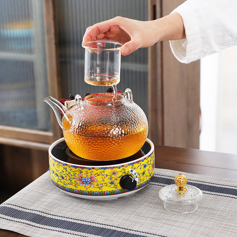 电陶炉煮茶壶家用泡茶专用玻璃煮茶器小型迷你茶水分离养生烧水壶,淘宝优惠券,粉丝福利购,淘宝优惠卷
