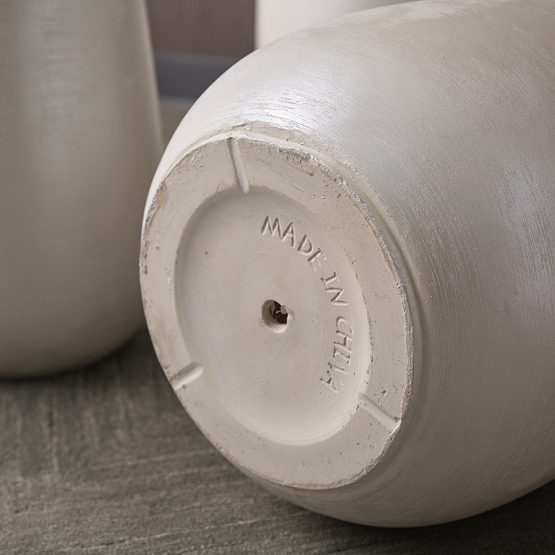 商场大号北欧圆形镁泥花盆琴叶榕花箱客厅阳台室外T绿植盆小号水 - 图2