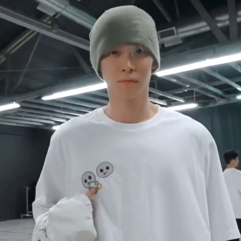 RIIZE周边卡通印花衣服应援将太郎宋银硕朴元彬同款短袖T体恤纯棉 - 图0