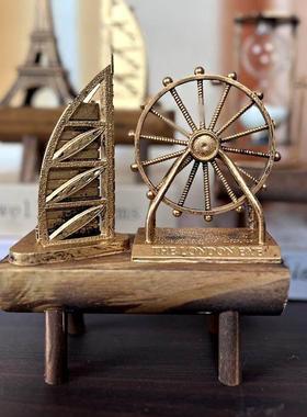 创意学生礼物复古摩天轮流沙沙漏摆件装饰电视柜装饰品摆设定制