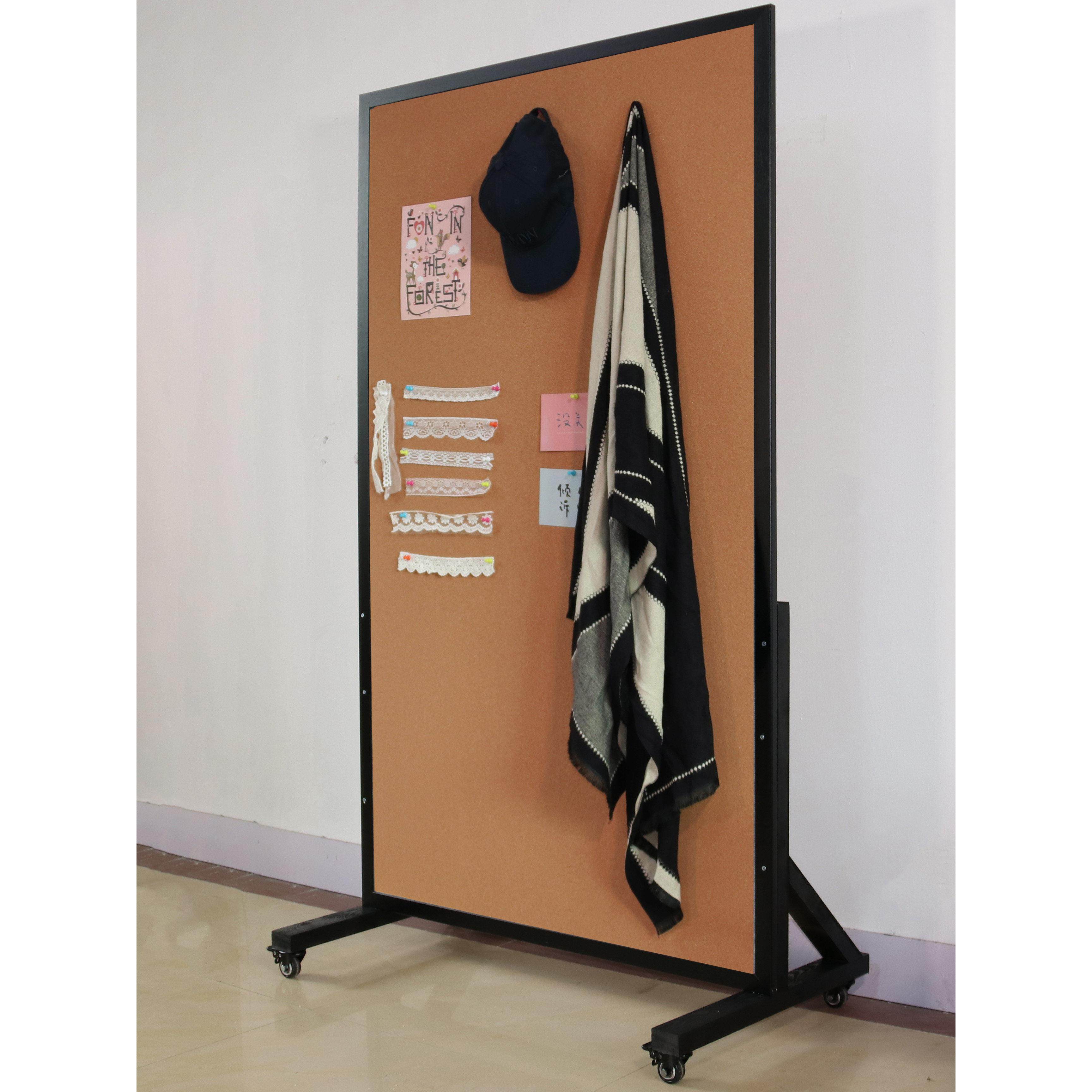 落地屏风软木板照片墙立式移动支架背景板公告栏灵感板展示板定制,淘宝优惠券,粉丝福利购,淘宝优惠卷