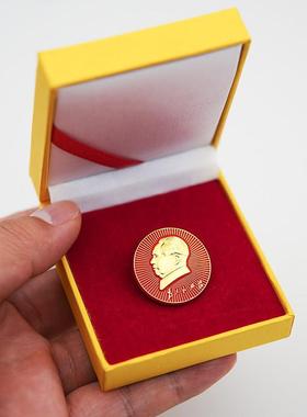 高档毛主席勋章圆型时尚徽章衣服装饰配件毛爷爷胸针装饰品像章