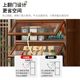 Tea shelf storage rack multi-layer Nanm bamboo storage cabinet living room small antique rack tea room tea set rack tea display