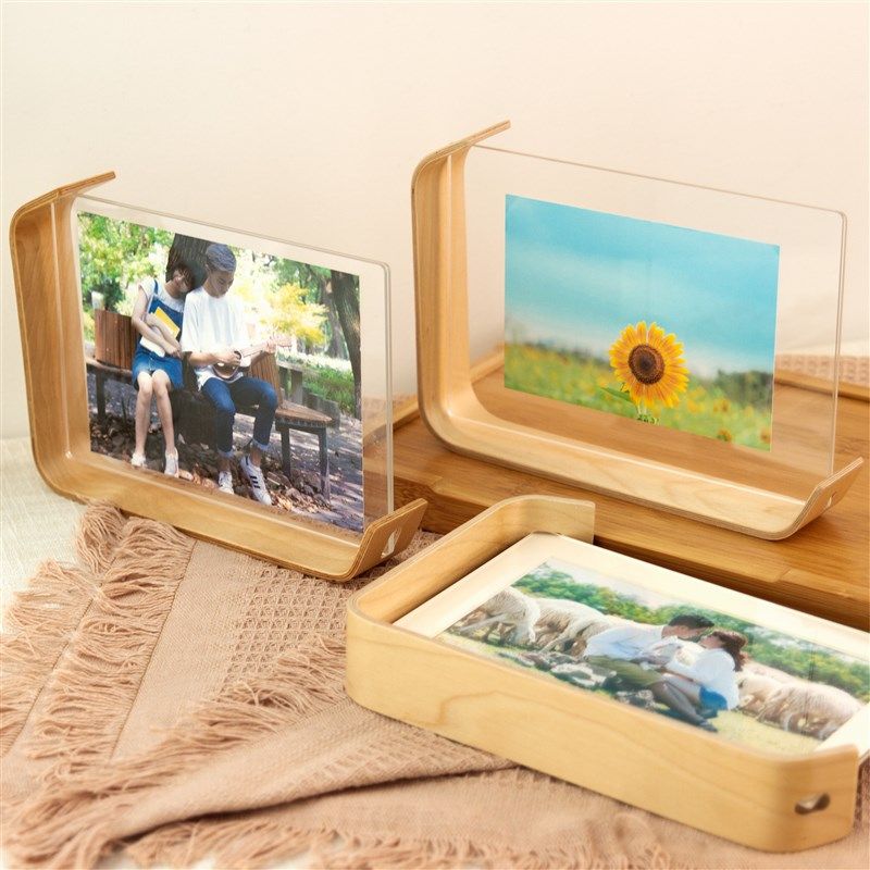 实木黑胡桃简约相框摆台定制洗照片做成6寸7寸高级感亚克力相框,淘宝优惠券,粉丝福利购,淘宝优惠卷
