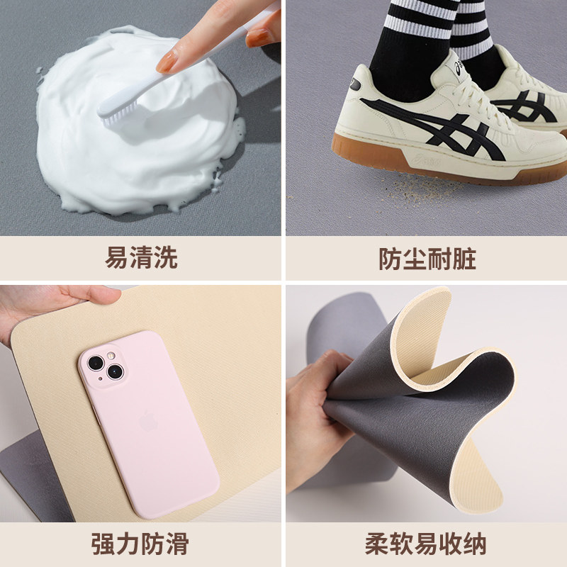 仿木纹软硅藻泥厨房地垫专用防滑防油脏吸水脚垫子防水免清洗地毯,淘宝优惠券,粉丝福利购,淘宝优惠卷