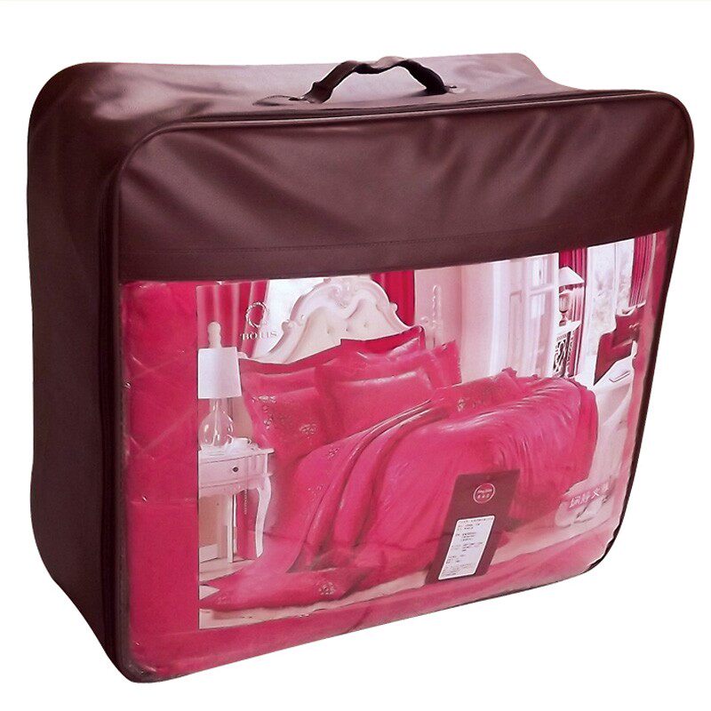 四件套床盖夹棉贡缎提花豪华大红婚庆床品套件1.8M床加厚绗缝,淘宝优惠券,粉丝福利购,淘宝优惠卷