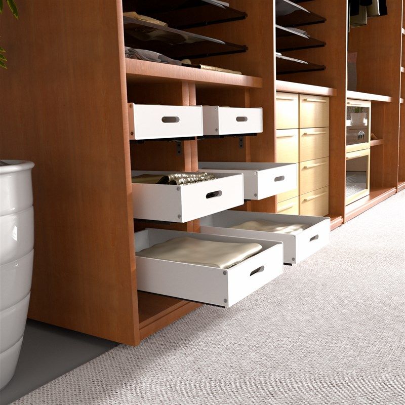 滑轨抽屉拉篮轨道托盘衣柜橱柜改造加装储物收纳盒PP材质收纳抽屉,淘宝优惠券,粉丝福利购,淘宝优惠卷