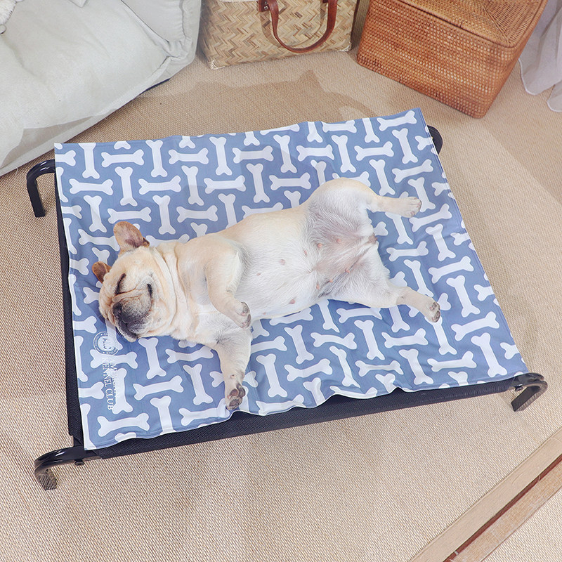 宠物行军床狗床可拆洗网面透气狗床巴哥斗牛柯基法斗透气凉爽狗窝,淘宝优惠券,粉丝福利购,淘宝优惠卷