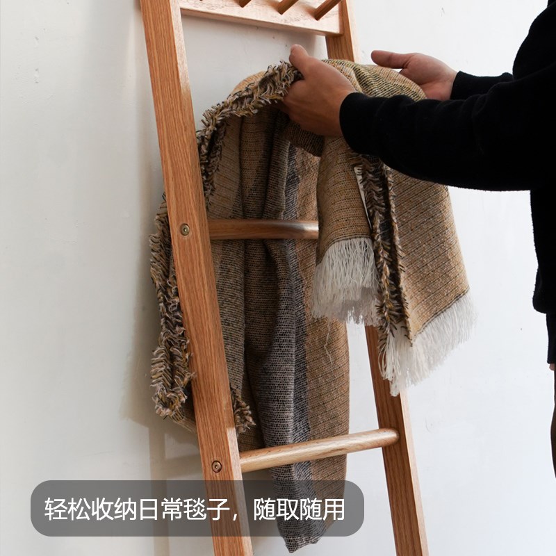 实木不占空间落地卧室衣架靠墙家用床头小尺寸挂衣架临时收纳隔夜 - 图2