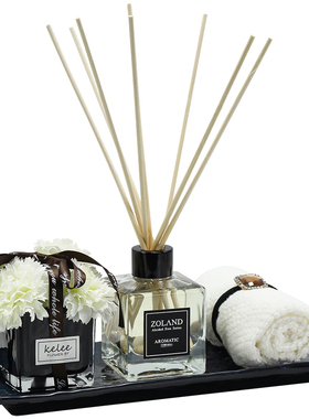 浴室摆件样板间洗漱台台面托盘套装样板房洗手池装饰品化妆室配饰