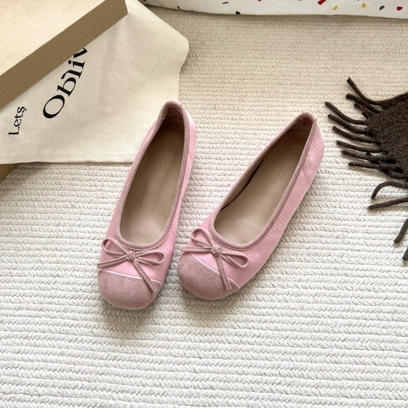 芭蕾单鞋女2025新款平底小皮鞋蝴蝶结豆豆鞋法式玛丽珍内增高女鞋,淘宝优惠券,粉丝福利购,淘宝优惠卷