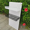 Round hole hole board storage rack mobile phone accessories jewelry display rack hanging kitchen wall storage hanging board shelf