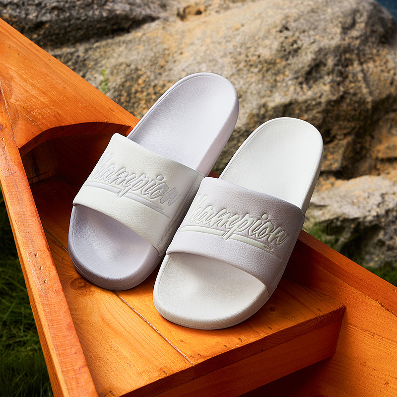 Champion冠军凉拖鞋夏季经典款情侣休闲一字拖鞋复古潮流外穿拖鞋,淘宝优惠券,粉丝福利购,淘宝优惠卷