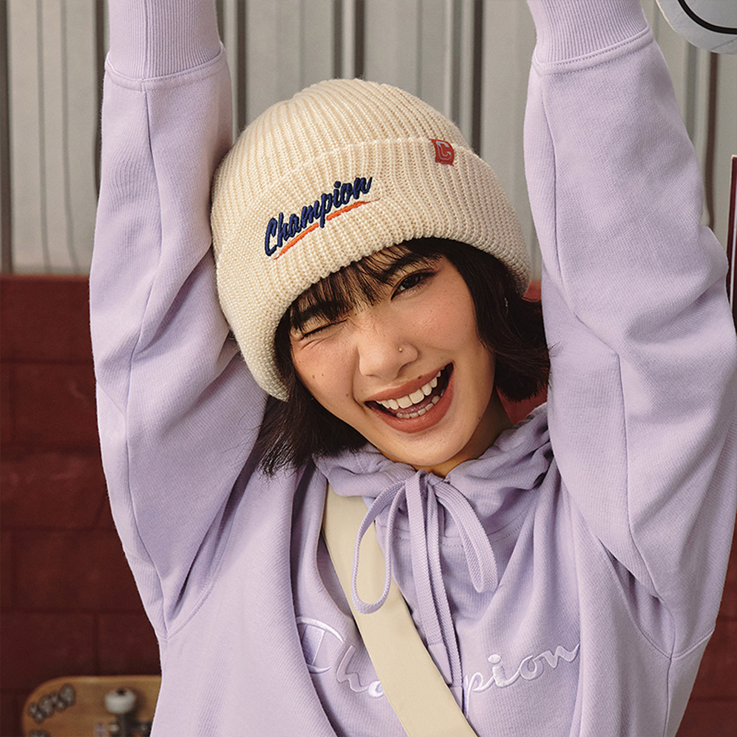 【所有姐姐的衣橱直播间】champion冠军针织帽冬季保暖冷帽多巴胺,淘宝优惠券,粉丝福利购,淘宝优惠卷