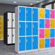 Employee locker gym induction locker bag cabinet swimming pool dormitory iron cabinet change wardrobe color change locker