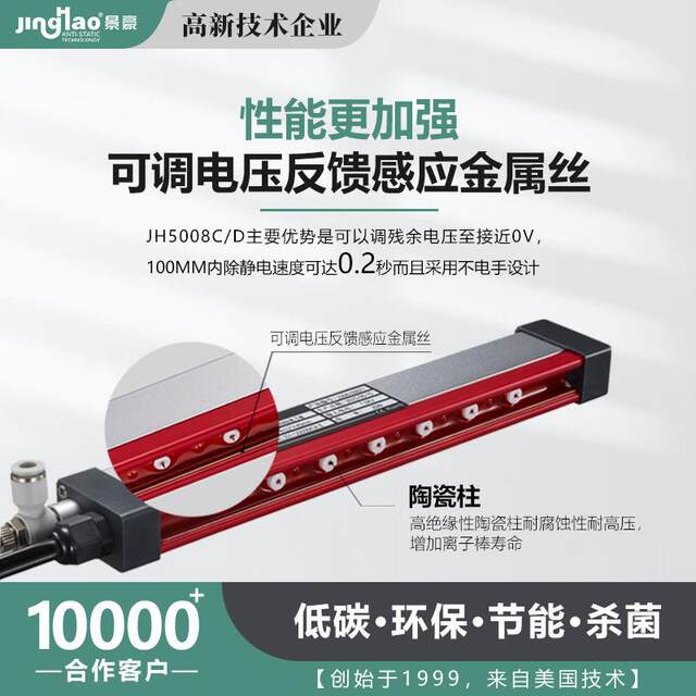 5008 proof ion wind rod Jinghao brand static electricity elimination rod Manufacturer supply