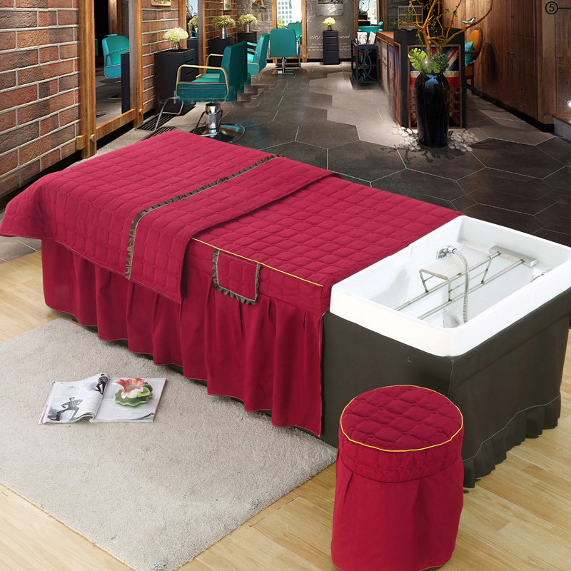 泰式洗头床罩理发头疗床套冲头纯色简约足浴美容美体床单床垫订做,淘宝优惠券,粉丝福利购,淘宝优惠卷