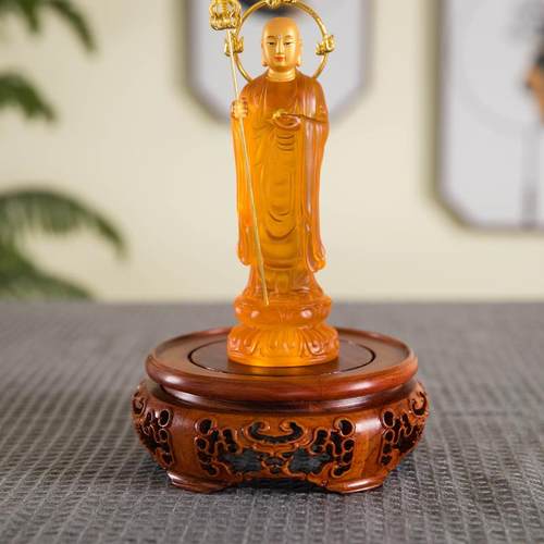 非洲酸枝木圆形茶壶鱼缸佛像花瓶花盆底座木质奇石实木托 托架摆 - 图2