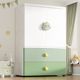 Extra large 75cm cartoon children's wardrobe storage cabinet baby clothing storage cabinet plastic home baby wardrobe