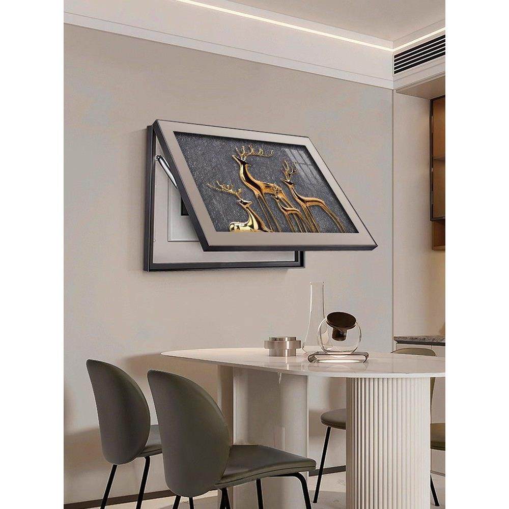 德国新款电表箱装饰画轻奢高级感客厅墙壁配电箱电闸开关遮挡挂画,淘宝优惠券,粉丝福利购,淘宝优惠卷