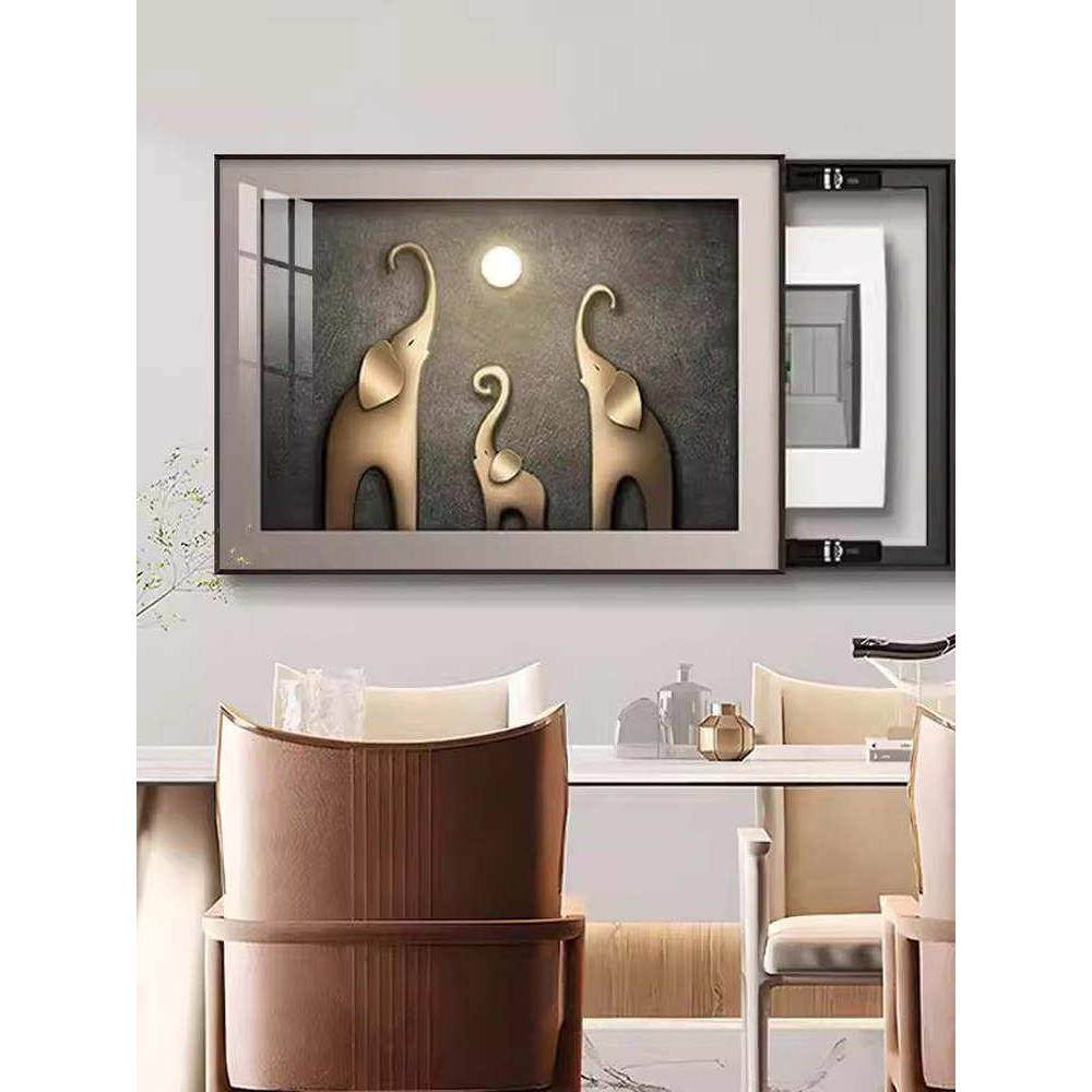 德国新款电表箱装饰画轻奢高级感客厅墙壁配电箱电闸开关遮挡挂画,淘宝优惠券,粉丝福利购,淘宝优惠卷