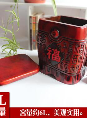 结婚礼物实木收纳木凳工艺品玄关实用招财送闺蜜客厅摆件家居饰品