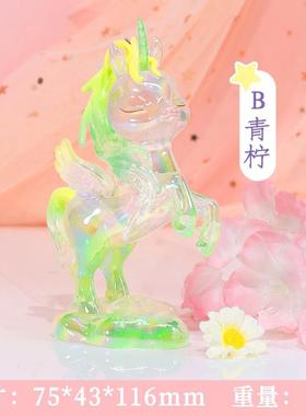 北欧ins创意装饰品木马小摆件桌面现代家居客厅儿童房间卧室摆设