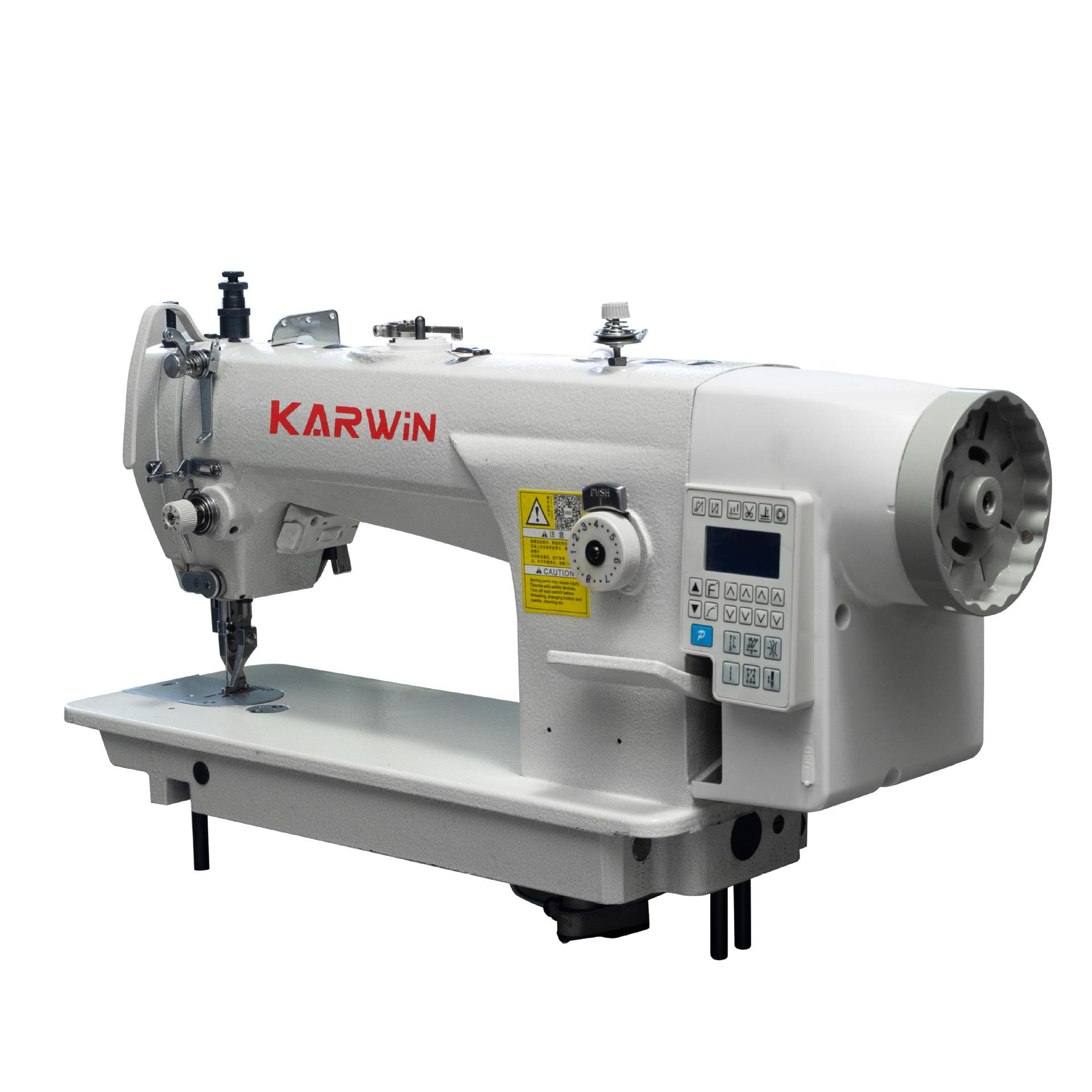 内置抬压脚平车缝纫机上下送料平缝机手袋箱包中厚料电动缝纫机 - 图0