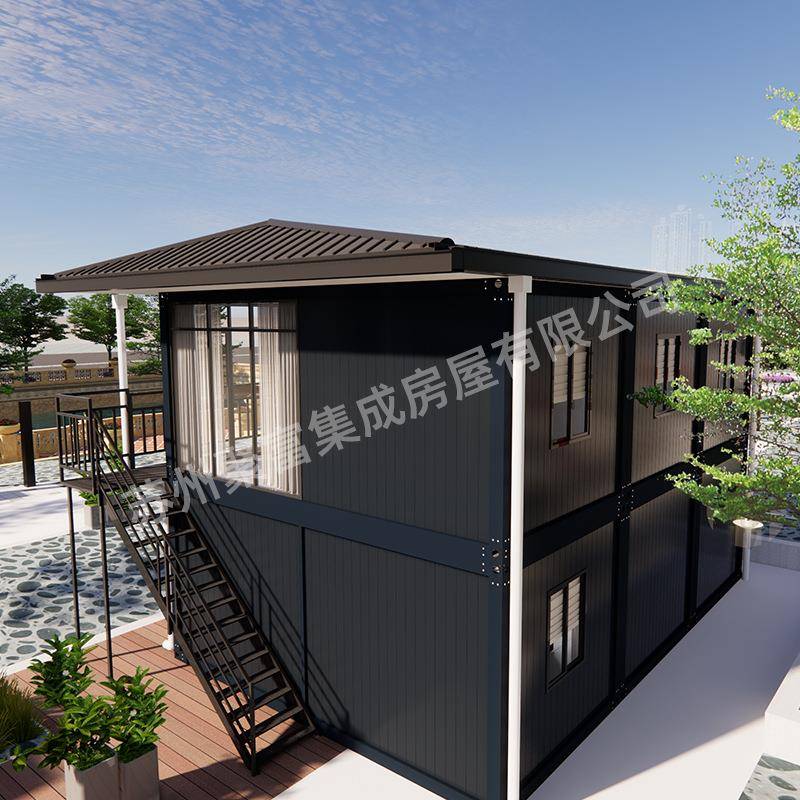 双层网红阳光房移动商铺模块化活动板房组合式住人集装箱活动板房 - 图1